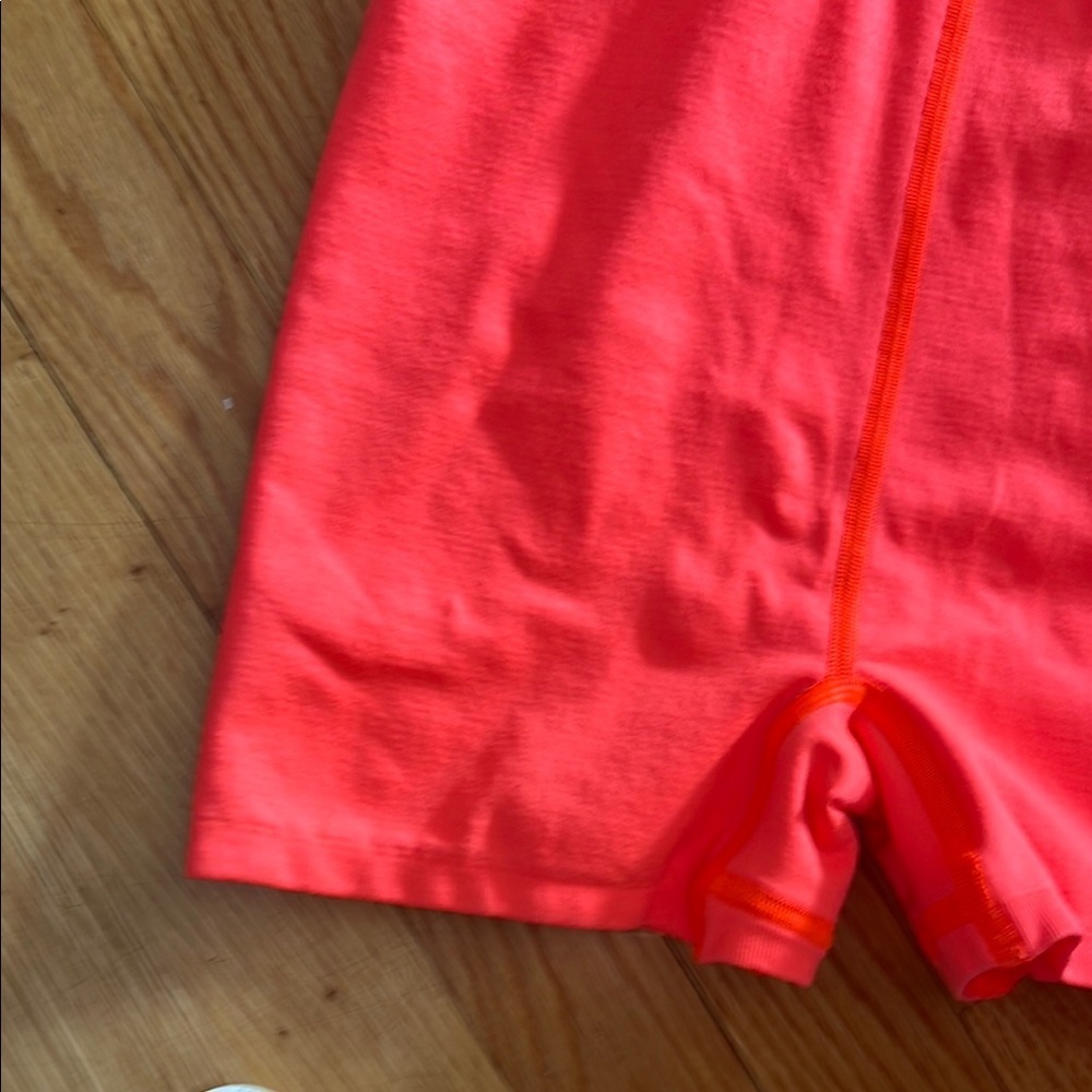 Free People Neon Coral Sleeveless Jumpsuit Romper - Picture 2 of 7